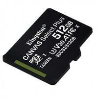 Карта памяти Kingston microSDXC Canvas Select Plus SDCS2/512GBSP, без адаптера 512GB