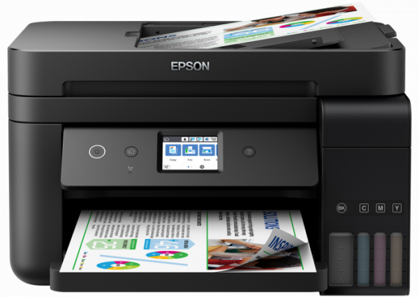 МФУ струйное Epson L6290 C11CJ60406, А4, цветное, до 33 стр/мин, Ethernet, Wi-Fi, ADF, duplex, fax