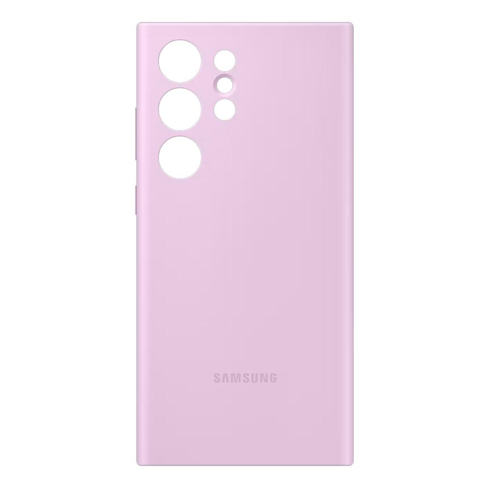 Чехол для телефона Samsung S23 Ultra Silicone Cover, EF-PS918TVEGRU, светло-лиловый