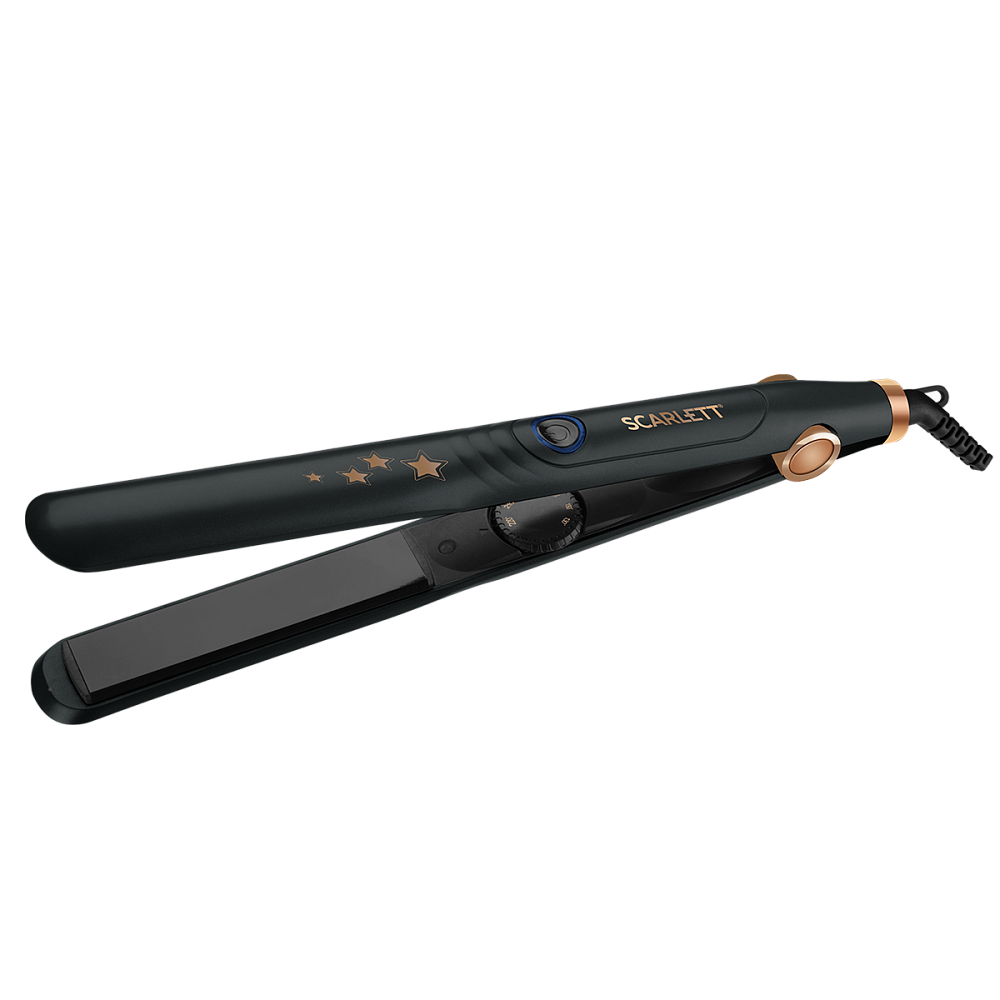 Щипцы для выпрямления волос Scarlett SC-HS60T58, черные