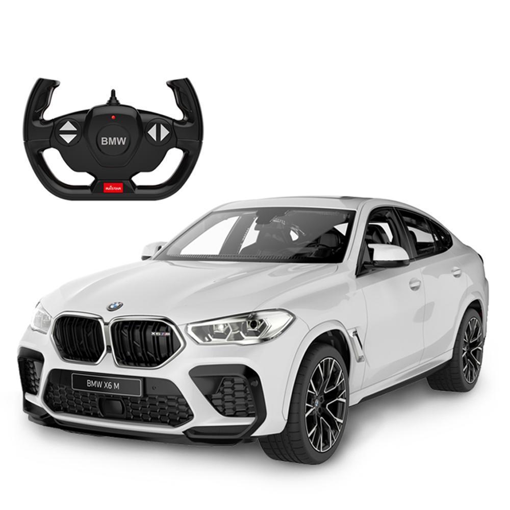 Радиоуправляемая игрушка Rastar Машина 1:14 BMW X6 M 99200W (белая)