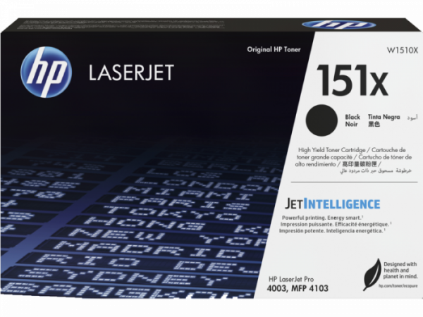Картридж с тонером HP 151X W1510X LaserJet, черный
