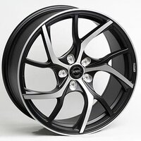 Диск Kipardo Revert895-4 5х112 R19x8,5 CB73.1 ET30 Satine Black Machine Face