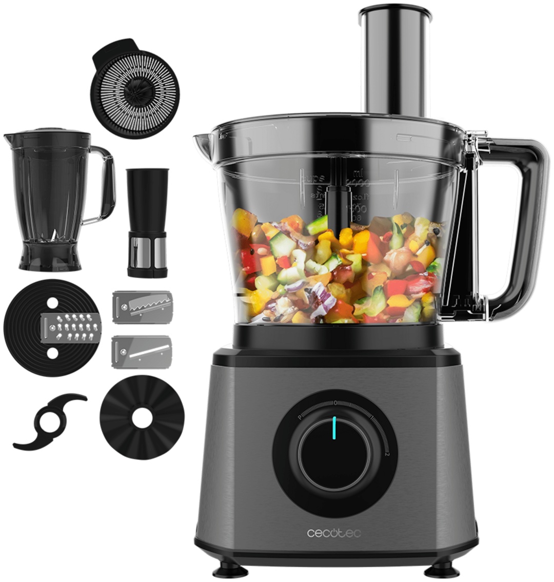 Кухонный комбайн Cecotec FoodProcessor Paprika 2000 Full черный