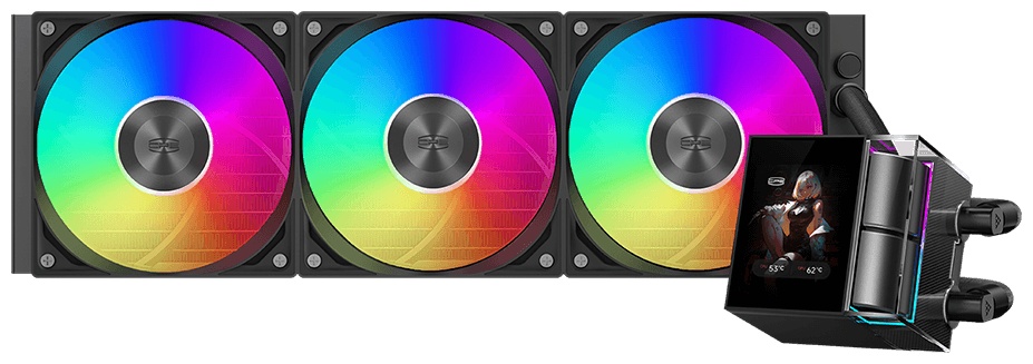 Кулер PCcooler DS360 ARGB Display