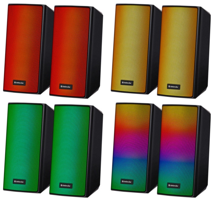 Компьютерные колонки Defender Spitfire черный