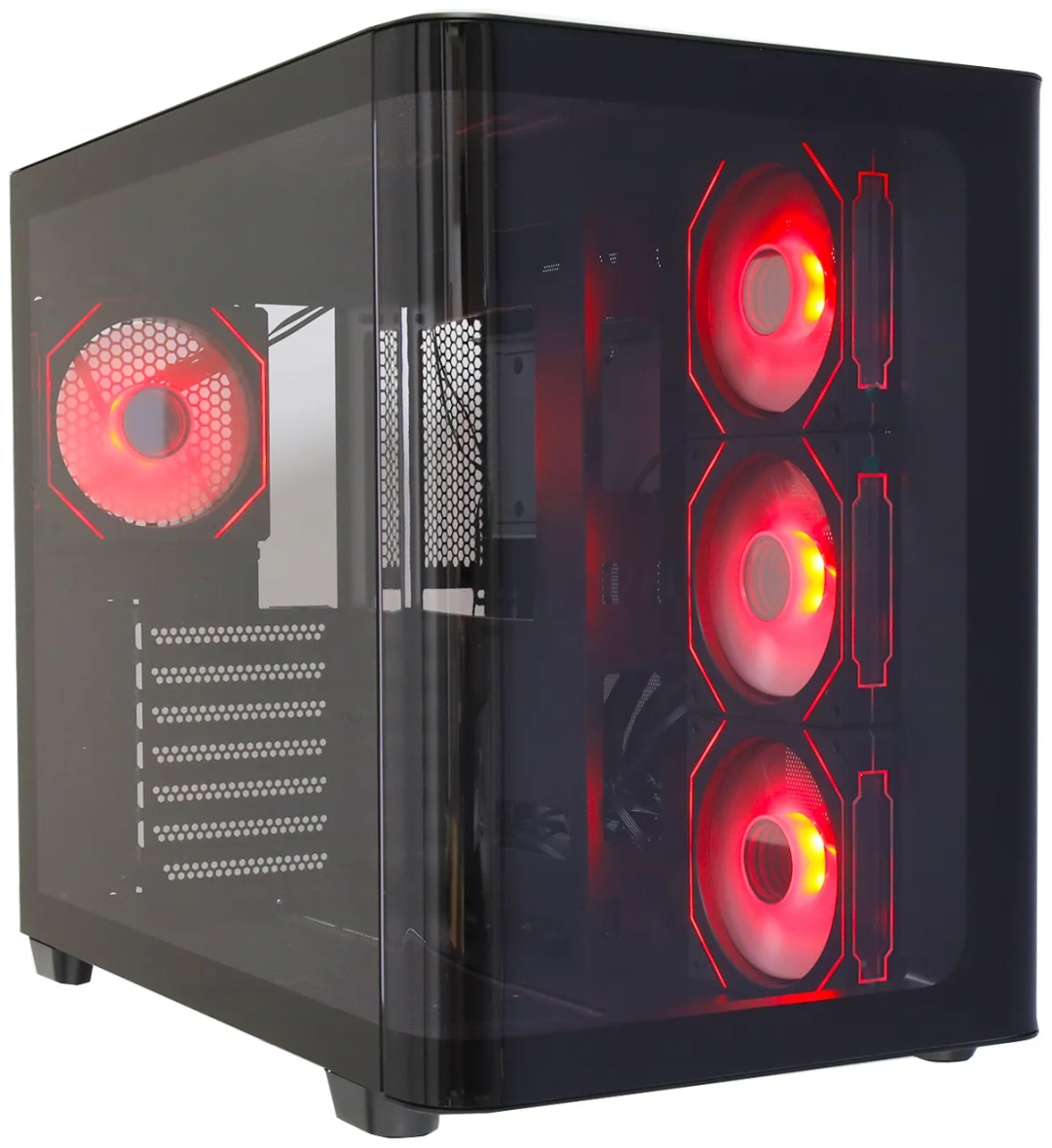 Корпус AeroCool P500C-G-BK-V1 черный