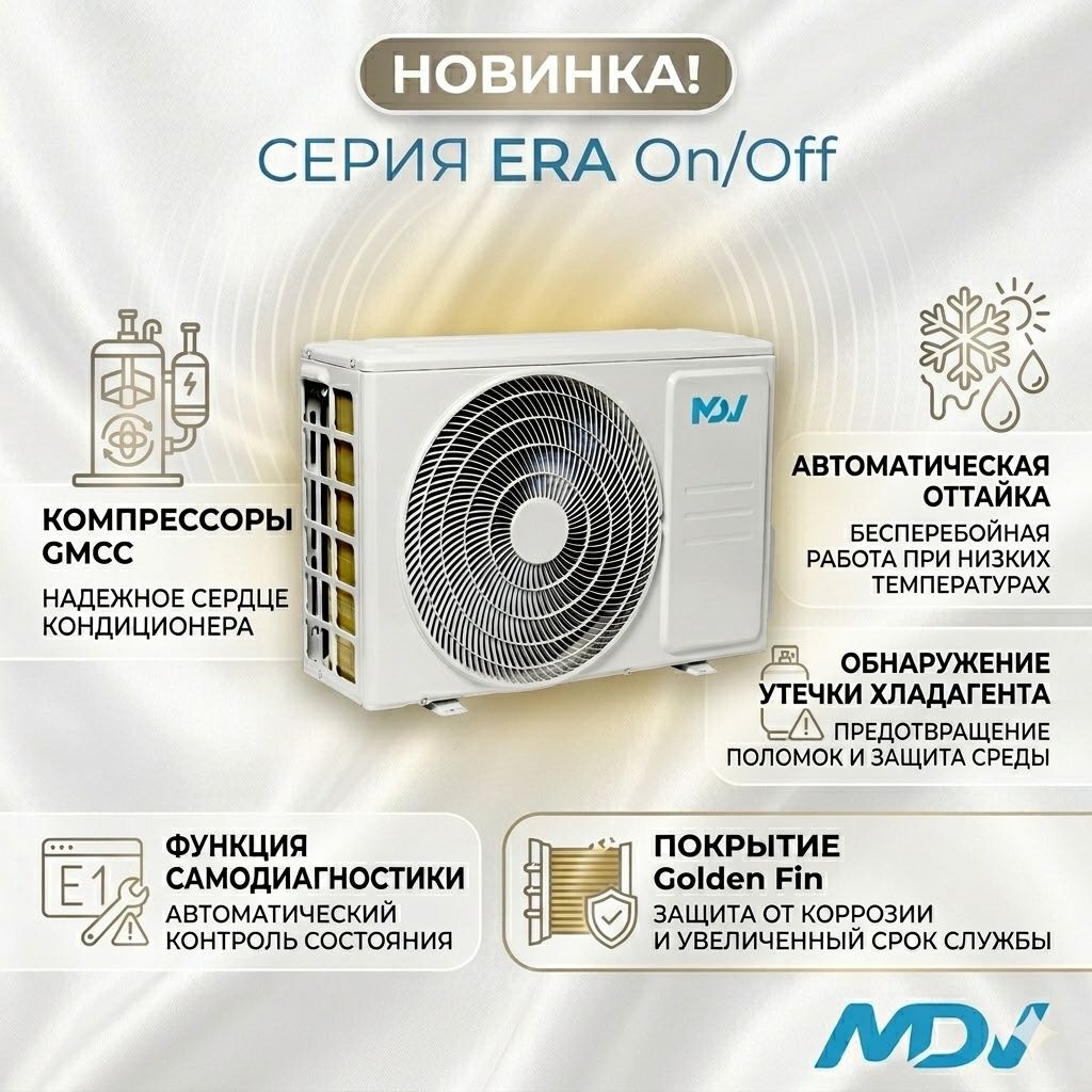 MDV ERA MDSAE-09HRN8/MDOAE-09HN8 белый