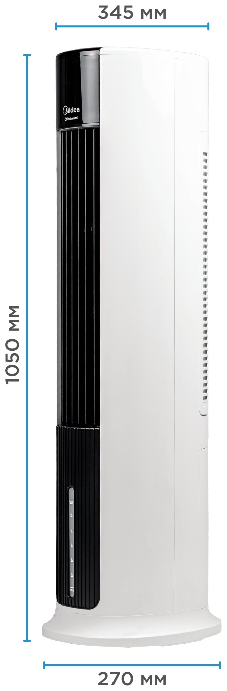 Вентилятор Midea AC120-19ARB белый