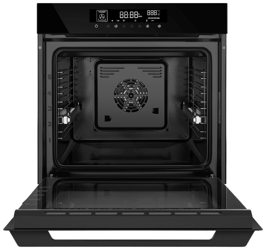 Духовой шкаф MAUNFELD AEOD76106B черный