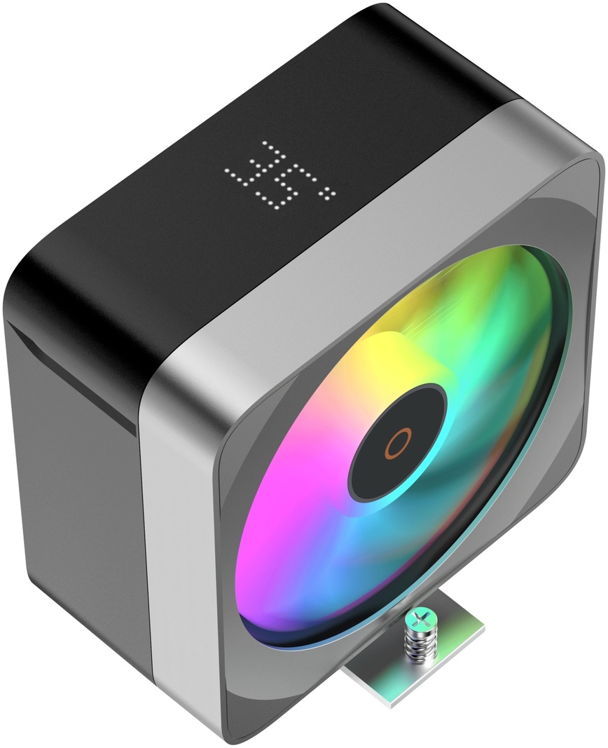 Кулер для процессора Ocypus Delta A40 EX BK Digital Delta-A40-BK1NAWD00E-GL, черный