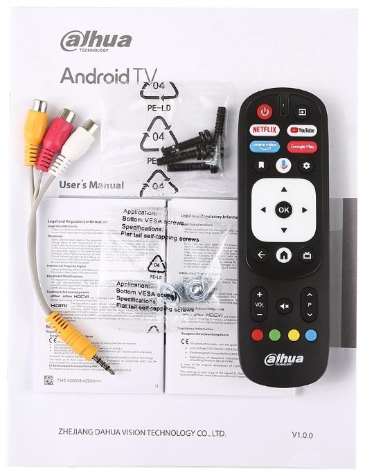 Телевизор Dahua DHI-LTV65-QSD400 165 см черный