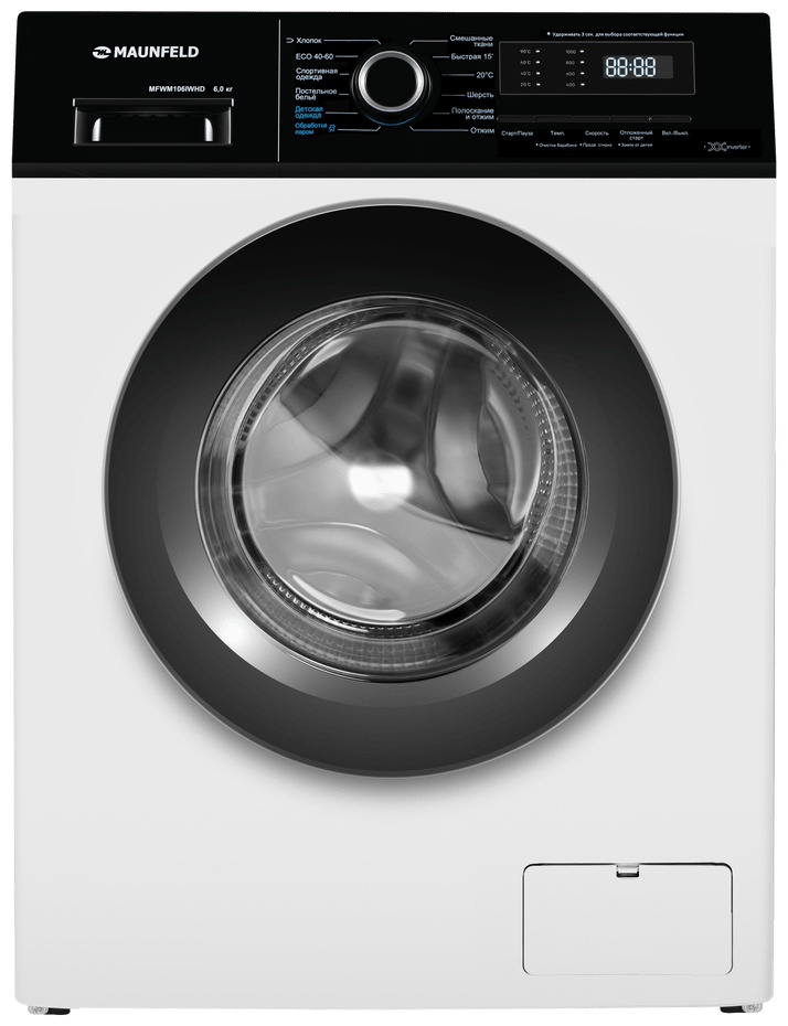 Стиральная машина MAUNFELD MFWM106IWHD белый