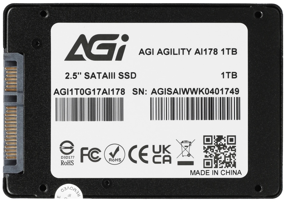 SSD AGI AGI1T0G17AI178-CB 1000 Гб