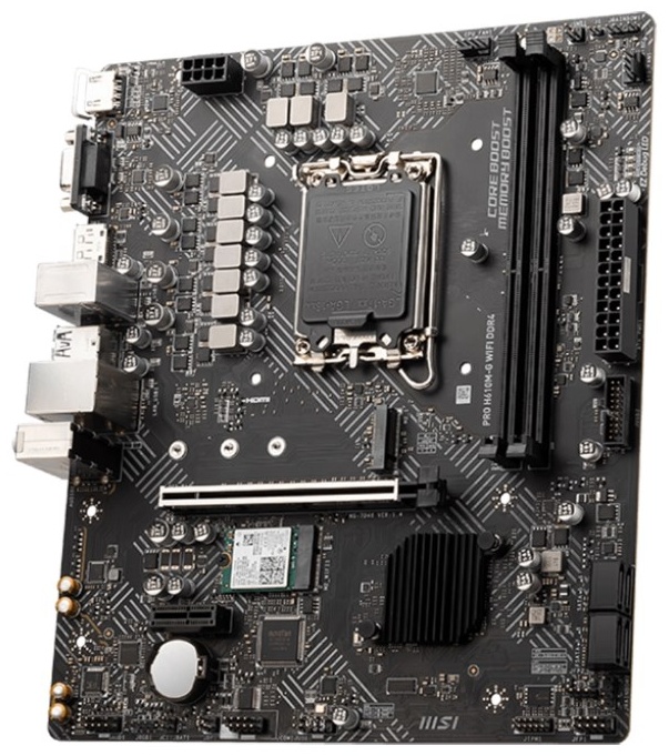 Материнская плата MSI PRO H610M-G WiFi DDR4
