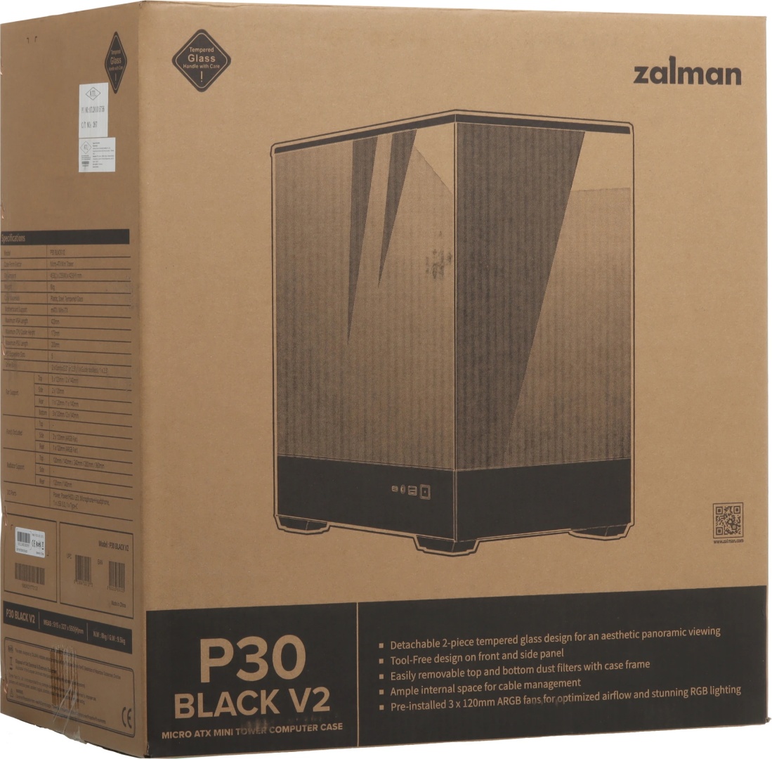 Корпус Zalman P30 V2 черный