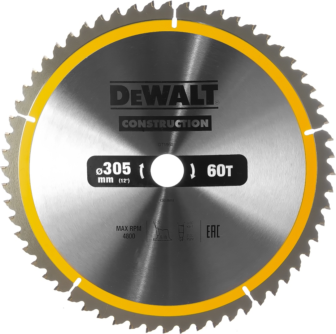 Пильный диск DeWALT DT1960-QZ