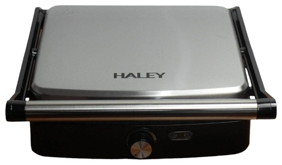 Гриль Haley HY-8604 черный, серебристый