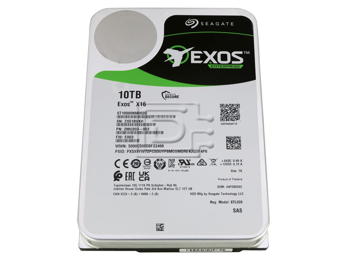 Жесткий диск HDD Seagate Exos X16 ST10000NM002G