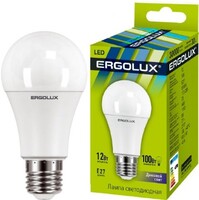 Лампа светодиодная Ergolux LED-A60-10W-E27-6K