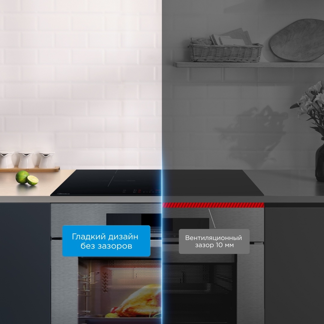 Варочная поверхность Midea MCH-322SB2 черный