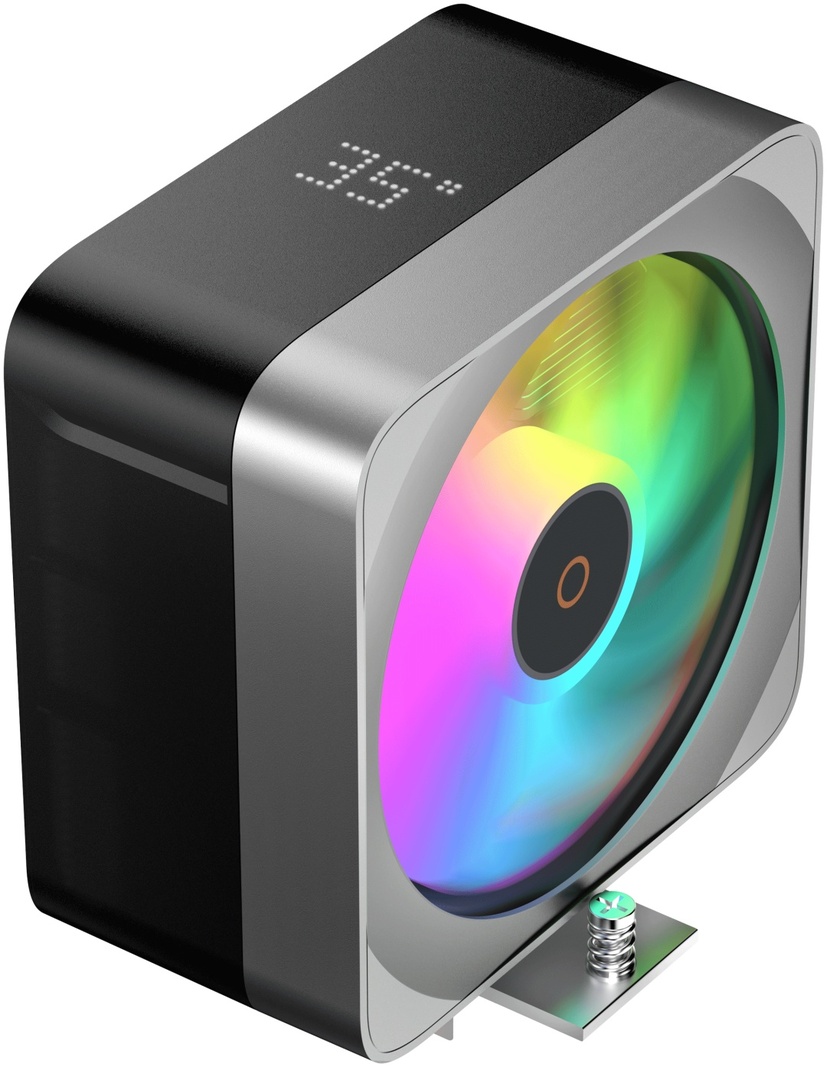 Кулер для процессора Ocypus Delta A40 EX BK Digital Delta-A40-BK1NAWD00E-GL, черный