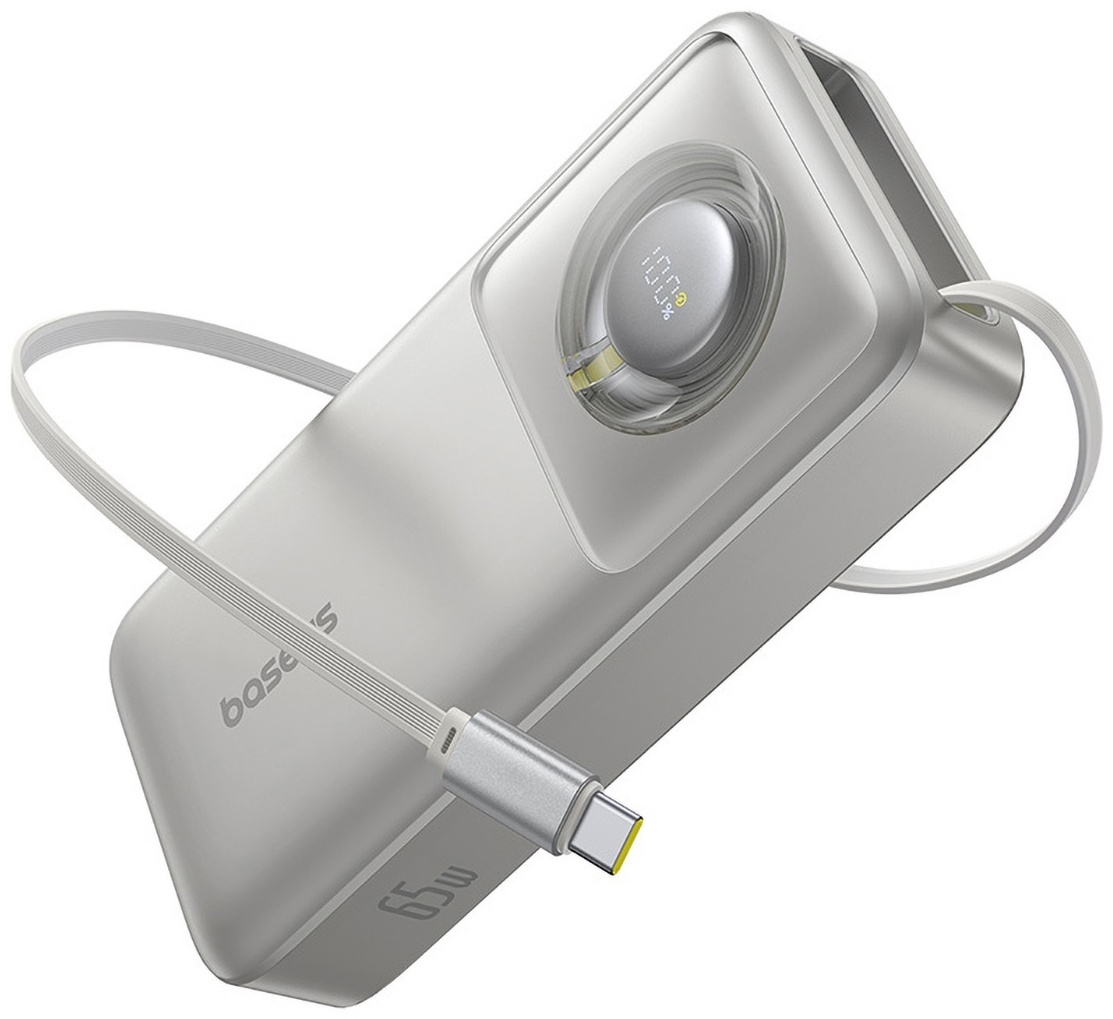 Внешний аккумулятор Baseus Baseus Free2Pull 2C 65W P10073700843-00 20000 мАч серебристый
