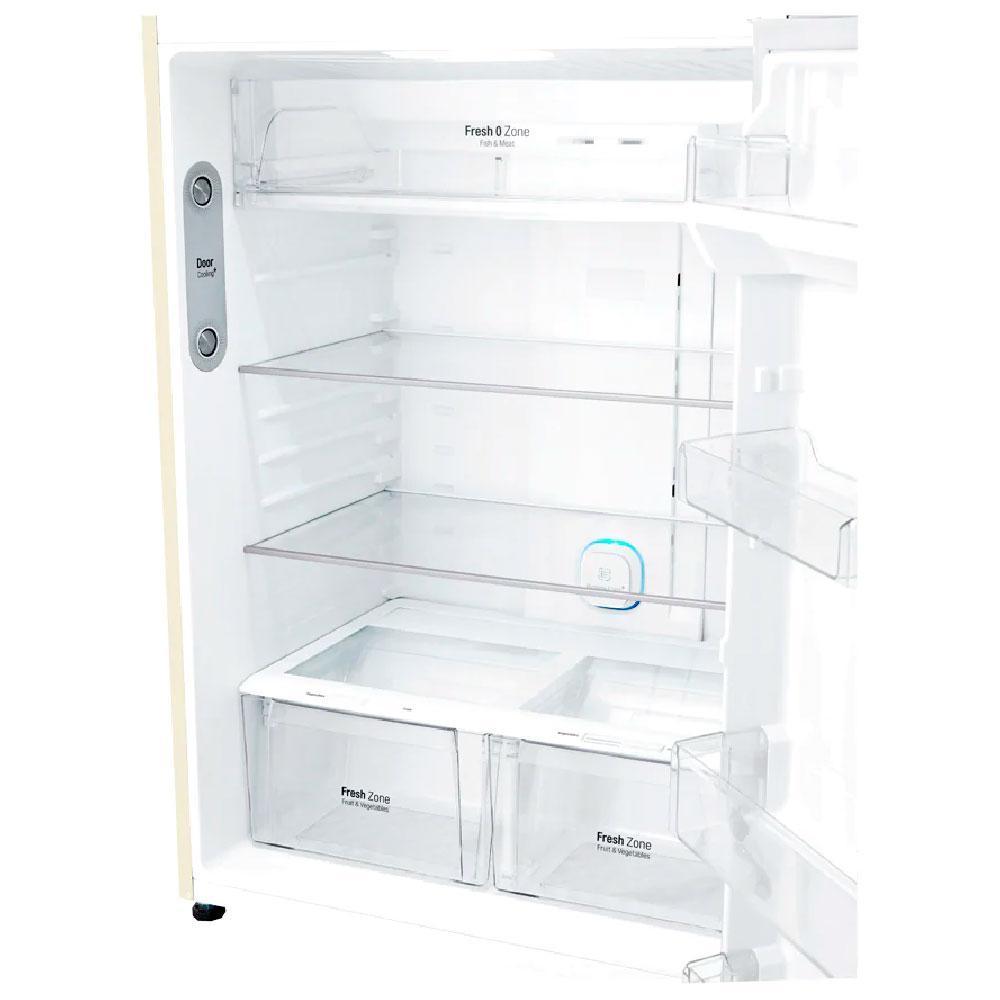 Холодильник LG GR-H802HEHL, бежевый