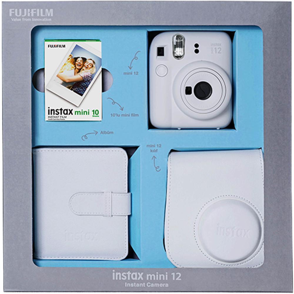 Фотоаппарат моментальной печати Fujifilm Instax mini 12 Bundle Clay White