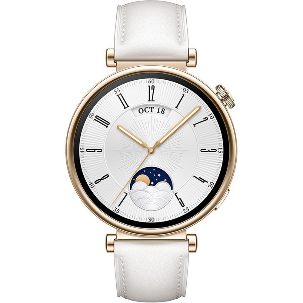 Смарт-часы Huawei Watch GT 4 41mm White Leather Strap ARA-B19