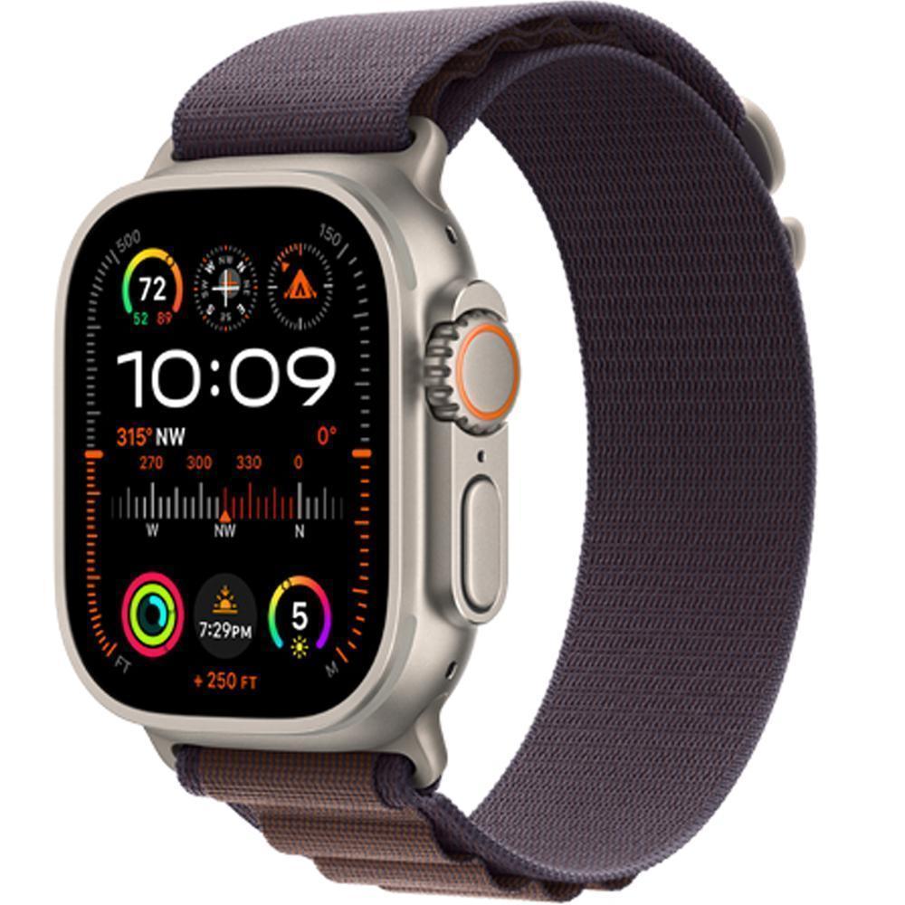 Смарт часы Apple Watch Ultra 2 GPS + Cellular, 49mm Titanium Case with Indigo Alpine Loop - Medium (MRET3GK/A)