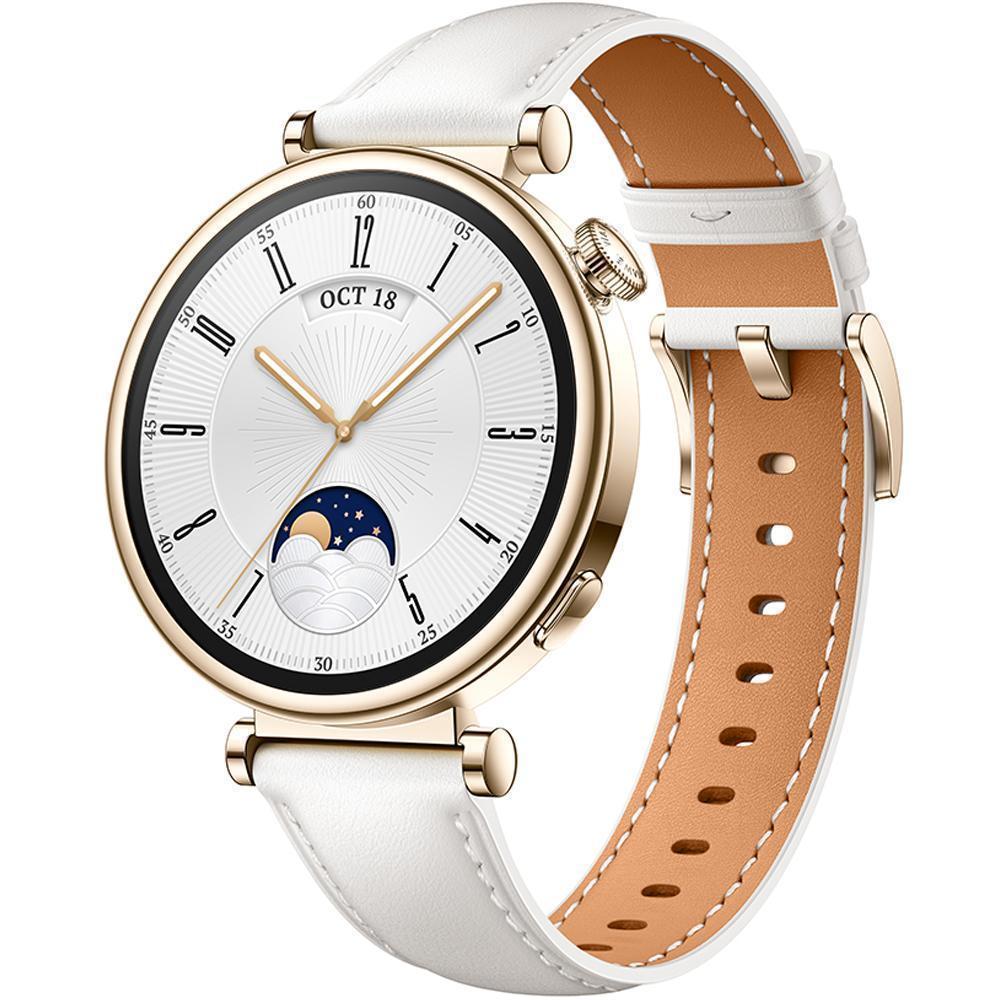 Смарт-часы Huawei Watch GT 4 41mm White Leather Strap ARA-B19