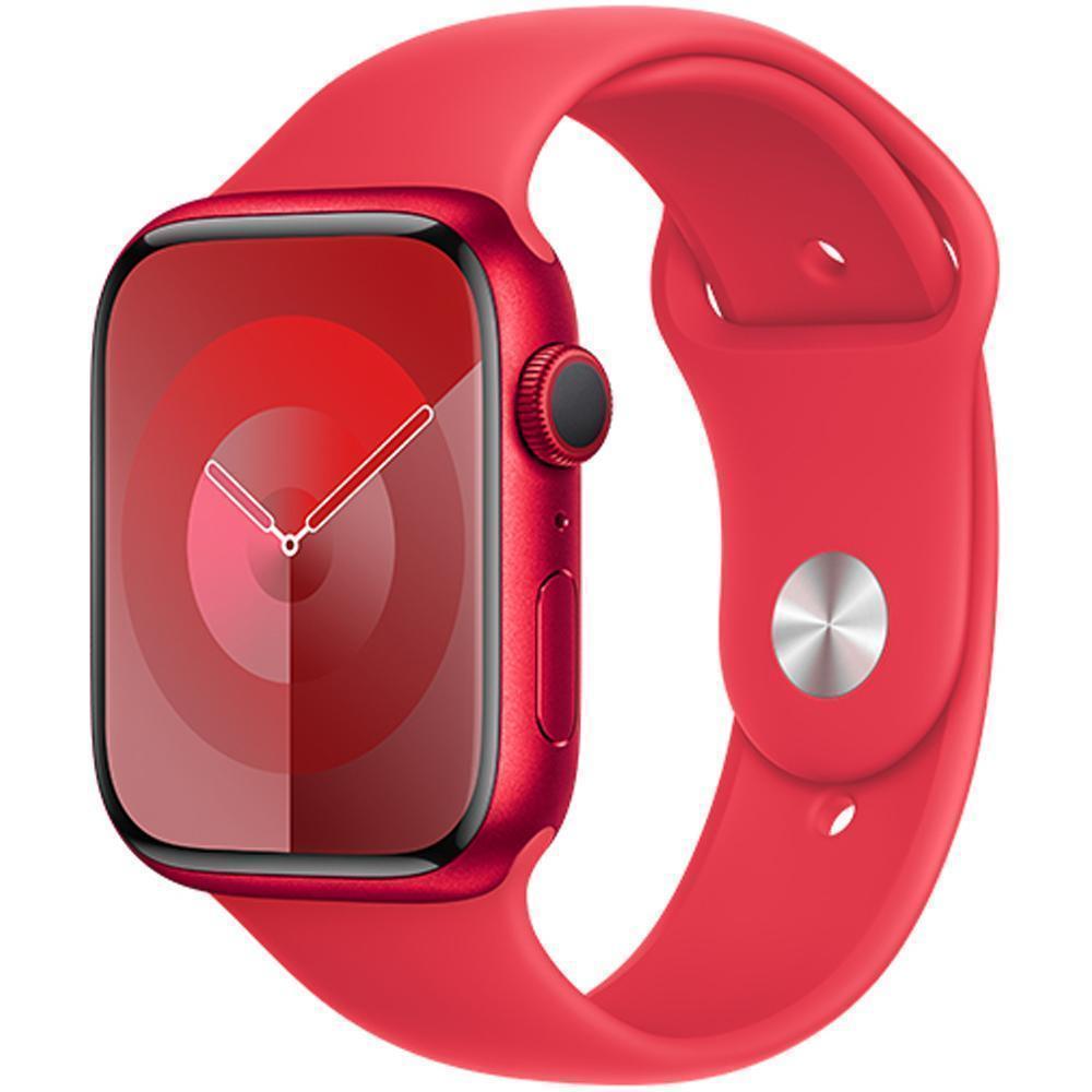 Смарт часы Apple Watch Series 9 GPS 41mm (Product)Red Aluminium Case with (PRODUCT)RED Sport Band - S/M (MRXG3QR/A)