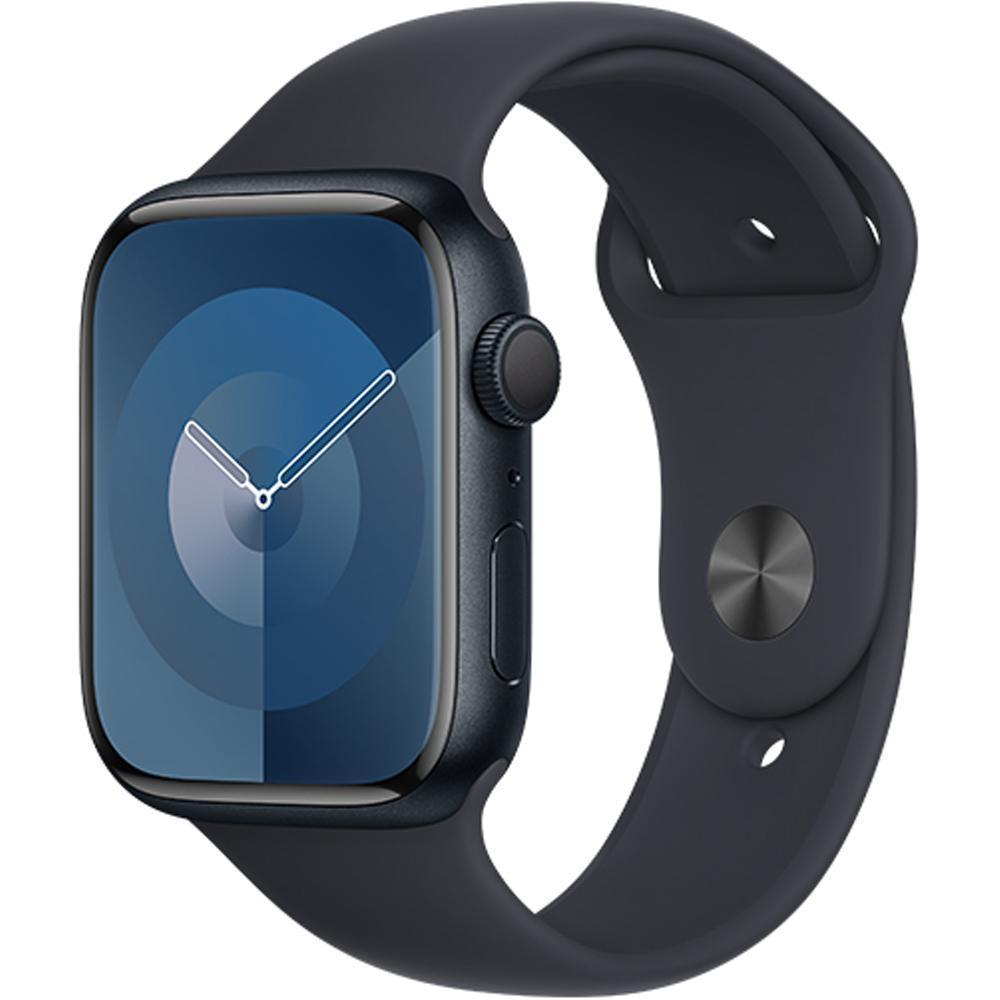 Смарт часы Apple Watch Series 9 GPS 41mm Midnight Aluminium Case with Midnight Sport Band - S/M (MR8W3QR/A)