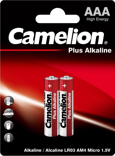Батарейка Camelion Plus Alkaline ААА LR03-BP2 2 шт