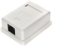 Розетка Cablexpert NA216 белая