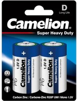 Батарейка Camelion Super Heavy Duty D R20P-BP2B 2 шт