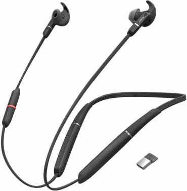 Наушники Jabra Evolve 65e MS &amp; Link 370 черные