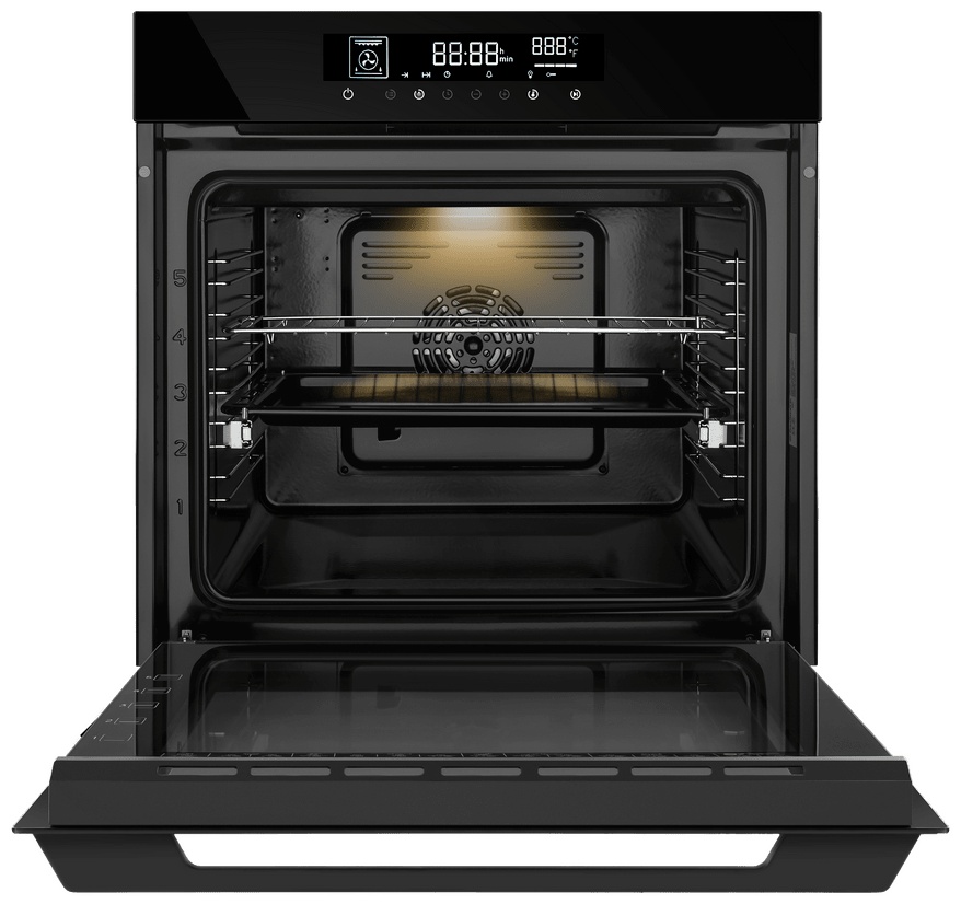 Духовой шкаф MAUNFELD AEOD76106B черный