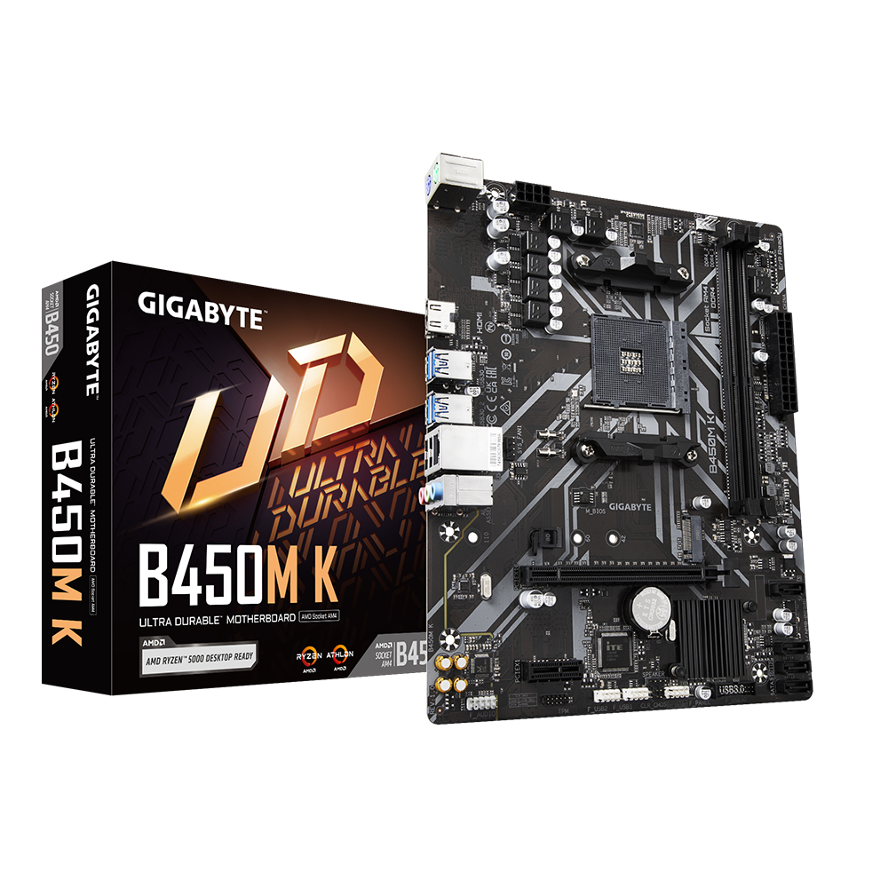 Материнская плата Gigabyte B450M K