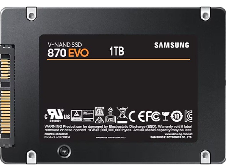 Твердотельный накопитель Samsung 870 EVO 1000Gb