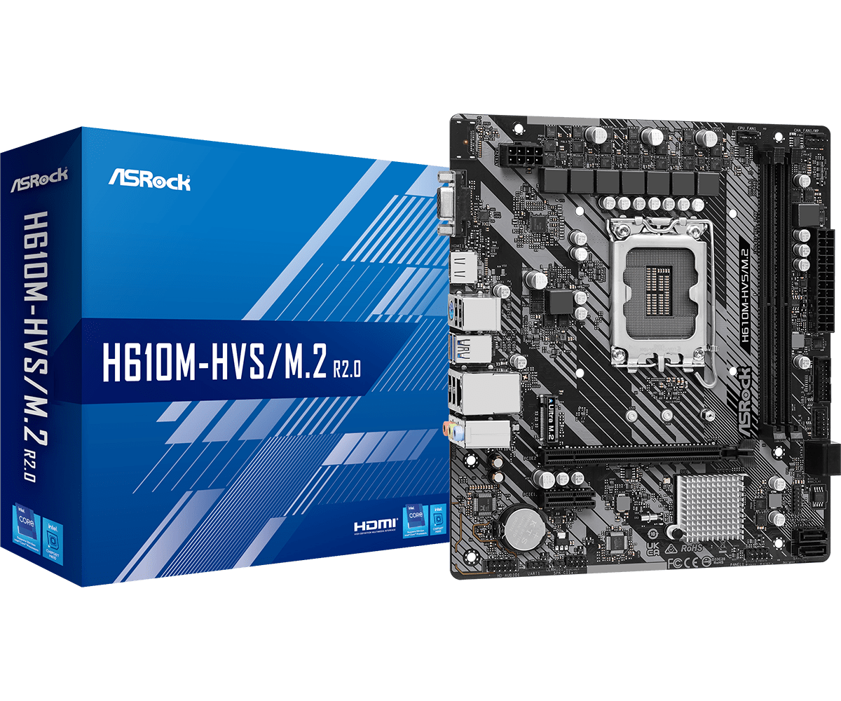 Материнская плата ASRock H610M-HVS/M2 R2.0