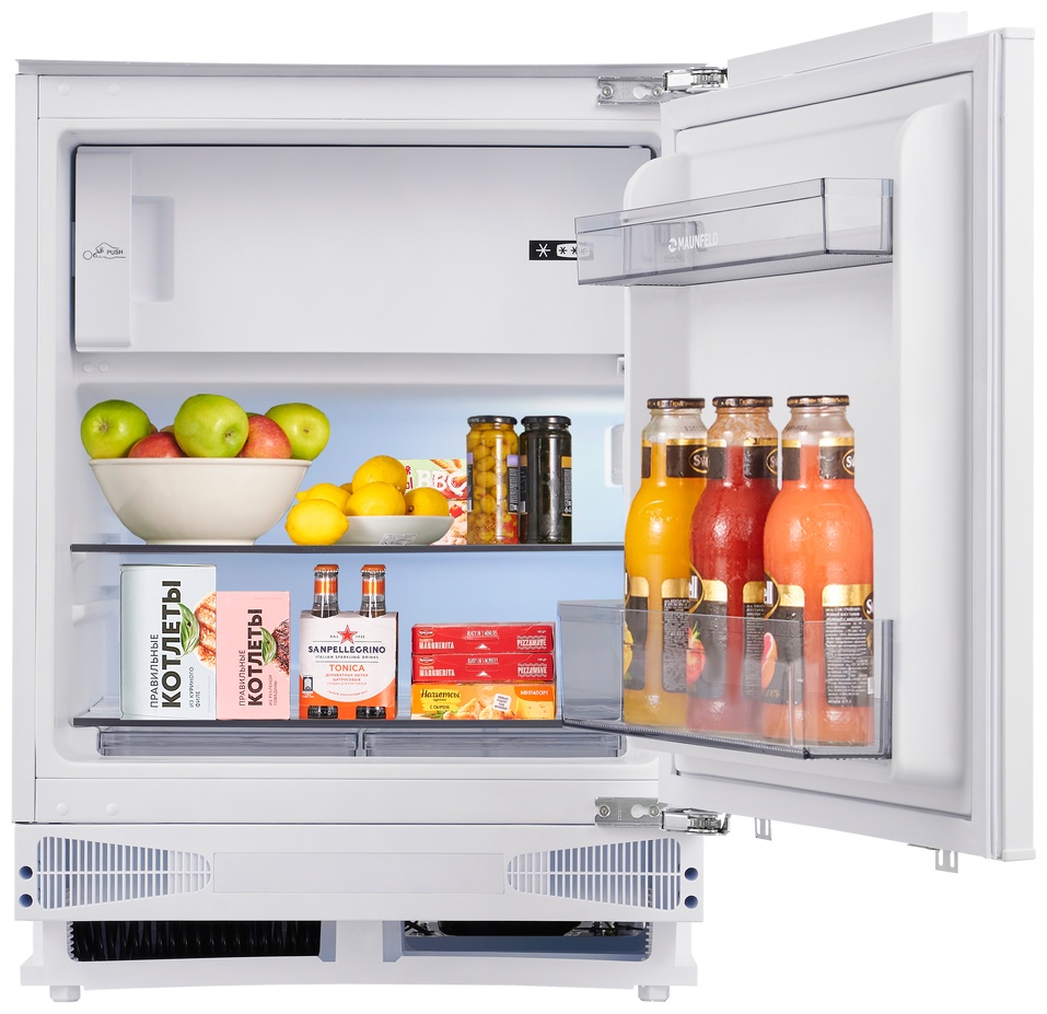 Холодильник MAUNFELD MBF88SWGR Inverter белый