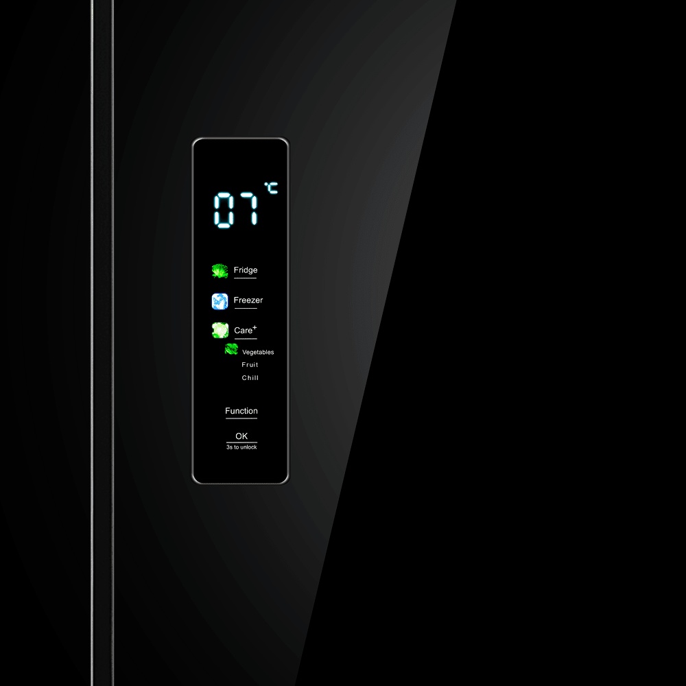 Холодильник MAUNFELD MFF192NFB Inverter черный