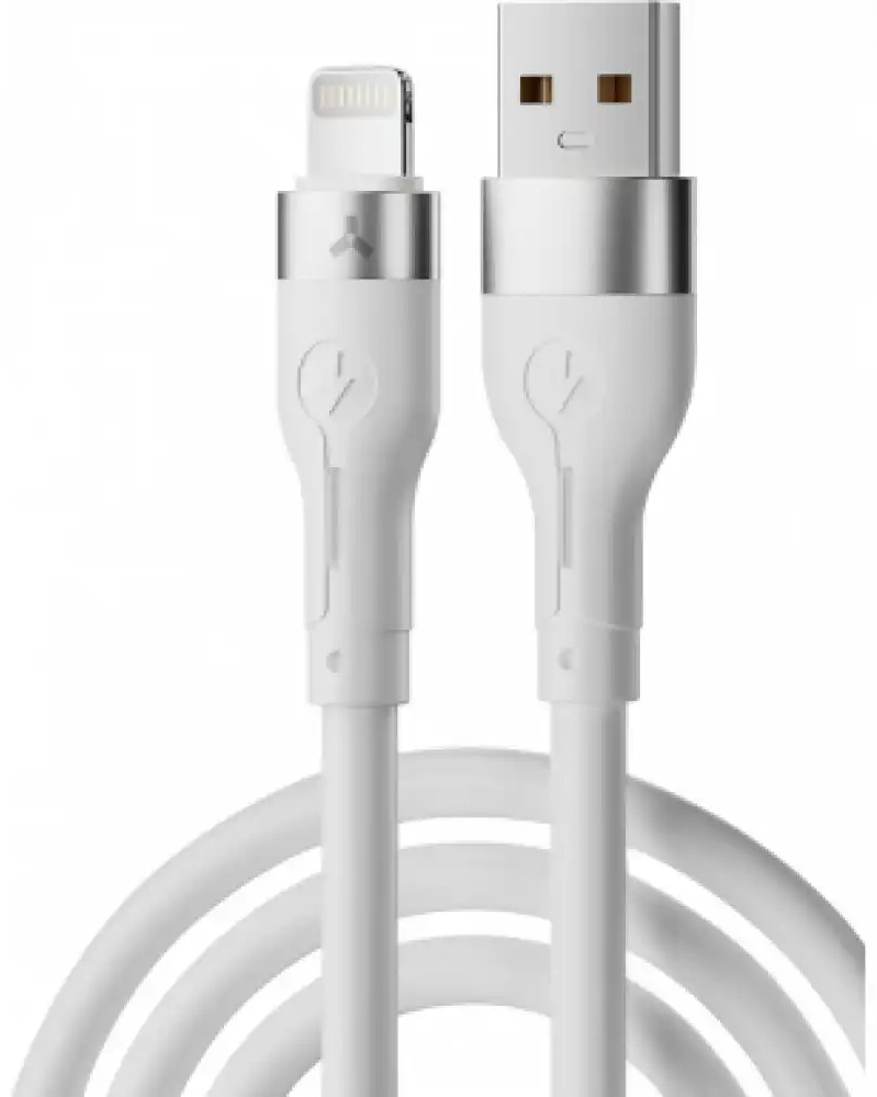 Кабель Accesstyle USB Type-A (M), Lightning (M), 1 м, AL24-T100 белый