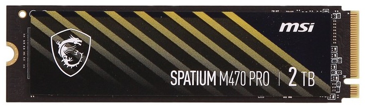 SSD MSI SPATIUM M470 PRO PCIE4.0 NVME M.2 2TB 2000 Гб