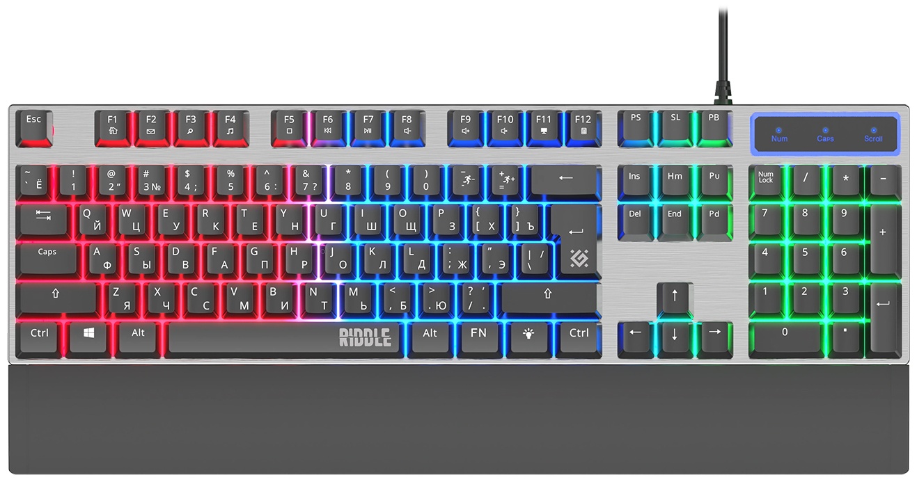 Клавиатура Defender Riddle GK-405 (45405) черный