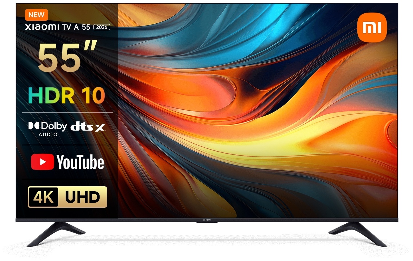 Телевизор Xiaomi A 2026 L55MB-ARU 140 см черный