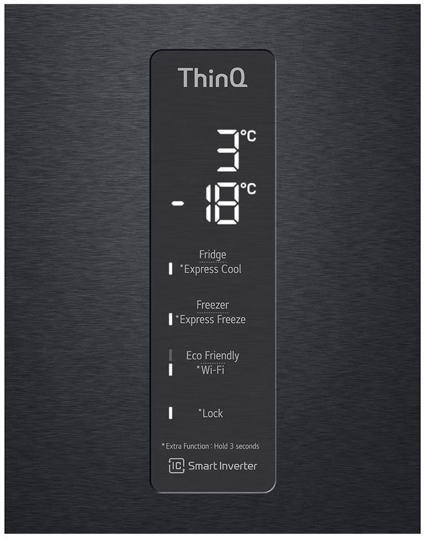 Холодильник LG GC-B509SBSM черный