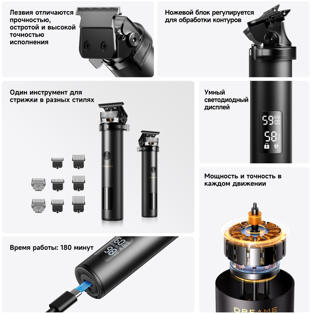 Электробритва DREAME T3 Shaver сеточная